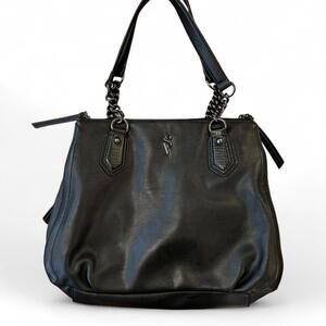 Y2K Black Chain Detail Shoulder Bag